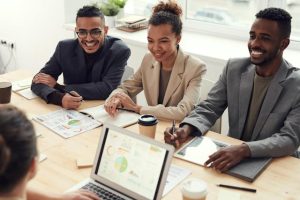 estate planning, image of young businesspeople