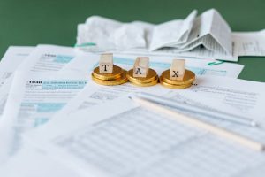 taxes on inheritances, image of tax forms
