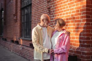 living trust, image of older couple outdoors